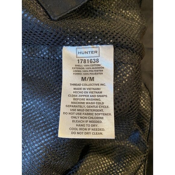 HUNTER BLACK MESH LINED JACKET WOMENS SZ MEDIUM Equestrian RIDING horse - Picture 6 of 6